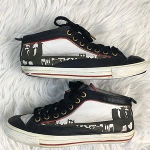 CONVERSE MOS X DEF BROOKLYN MUSIC CHUCK TAYLOR LEATHER SHOES Leather Rare M9 W11